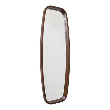 Fragix Wandspiegel Eva 40x120 Bruin hout