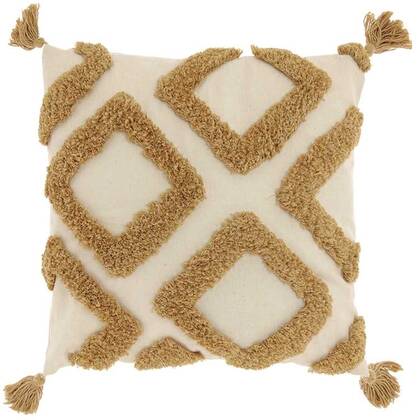 Unique Living - Kussen Cruz - 45x45cm - Latte Bruin