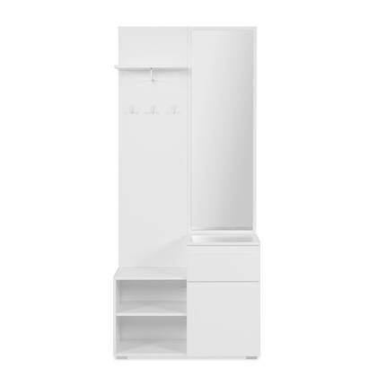 Calicosy - Garderobe - Wit - H195 cm