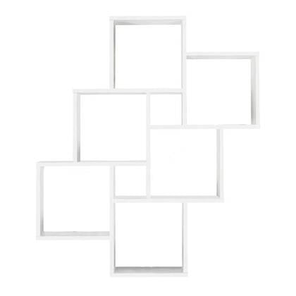 Calicosy - Wandplank met 8 Compartimenten LAURIO - Blanc