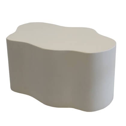 DÉJA Living - Salontafel Composiet Wit - 100x65x41cm - Marly
