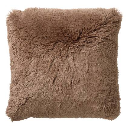 Dutch Decor kussenhoes FLUFFY - 45x45 cm Tobacco Brown Bruin