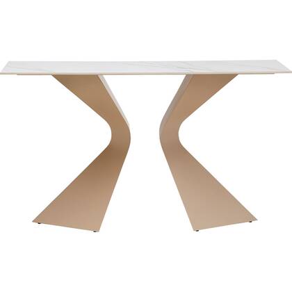 Console Gloria 140x45cm keramiek Kare Design Beige