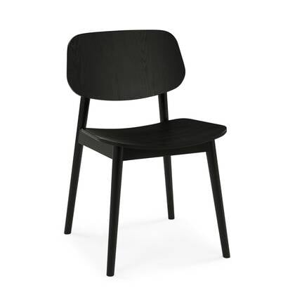 Studio Zondag Baas eetkamerstoel gebeitst Zwart