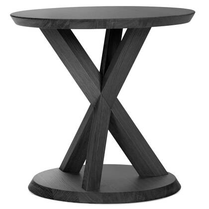 ClassiCon Volkshaus bijzettafel eiken, Black Zwart