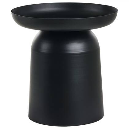 Beliani - TORRENS - Bijzettafel - Zwart - IJzer
