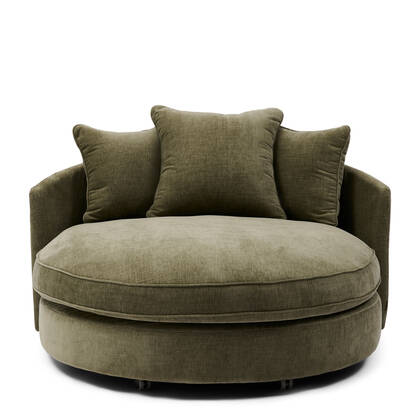 Riviera Maison - Carmin Daybed w 3 Pill Real Olive - Real Olive