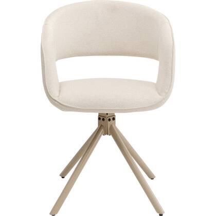 Kare Design Gina draaistoel met armleuningen - Beige