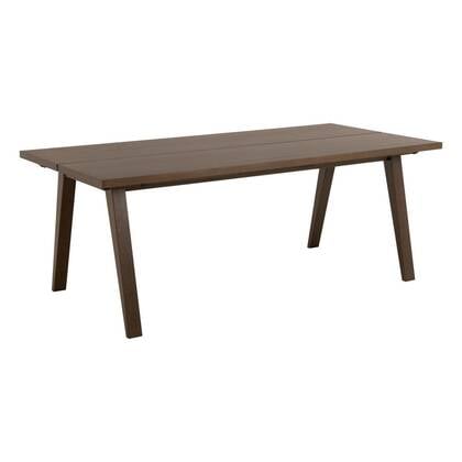 Giga Living - Eettafel Rechthoek - Walnoot - 200x95x74,6cm - Annie Bruin