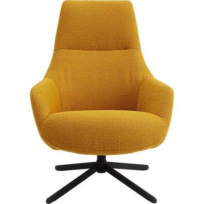 Kare Design Mimi Draaifauteuil - Geel