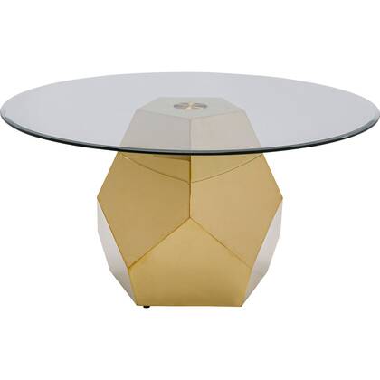 Kare Design Ricchezza salontafel - - Ø90cm Goud