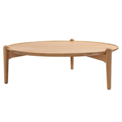 Design House Stockholm Aria salontafel 90 Low eiken Bruin