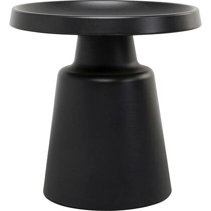 Kare Design Lima Bijzettafel - - Ø50cm Zwart