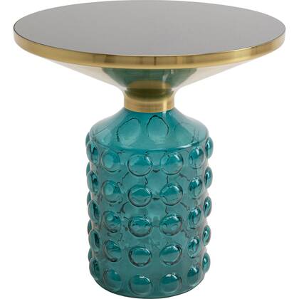 Kare Design Lola Bijzettafel - - Ø50cm Blauw