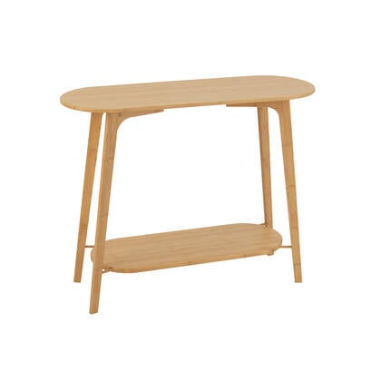 J-Line console Square - bamboe - naturel Beige