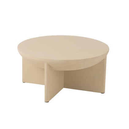 J-Line salontafel Halfy - mangohout - Wit