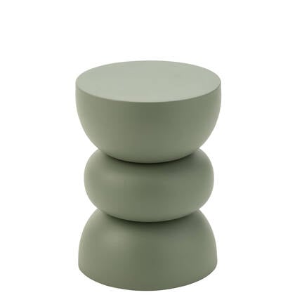 J-Line bijzettafel Lise - ijzer - Groen