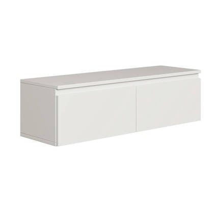 NADUVI Collection TV-meubel Kate zwevend 100cm Wit