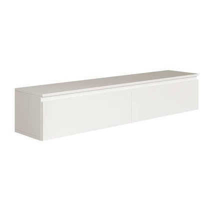 NADUVI Collection TV-meubel Kate zwevend 150cm Wit