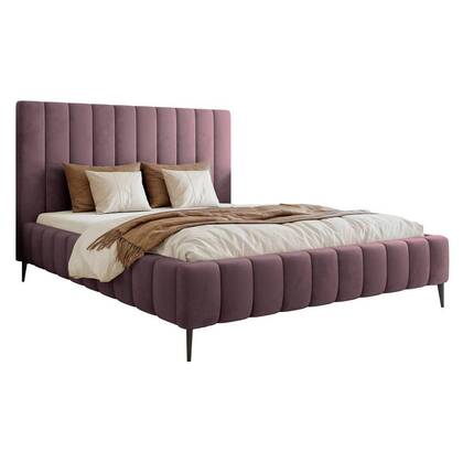 NADUVI Collection Bedframe Flores velvet 160x200 met opbergvak Paars