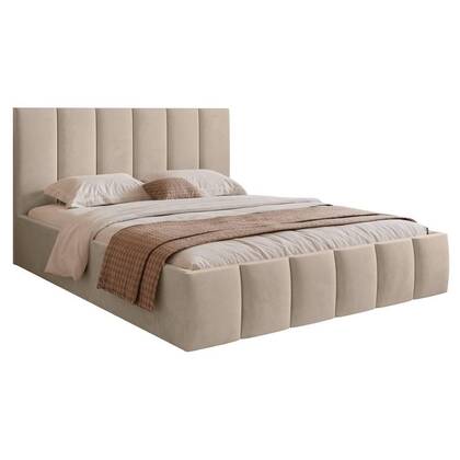 NADUVI Collection Bedframe Quinn met opbergvak 160x200 Beige