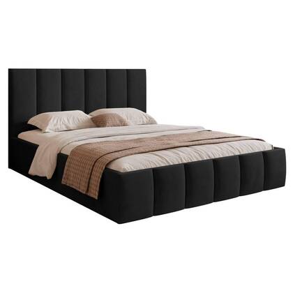 NADUVI Collection Bedframe Quinn met opbergvak 180x200 Zwart