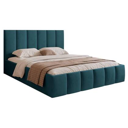 NADUVI Collection Bedframe Quinn met opbergvak 180x200 Blauw