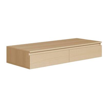 NADUVI Collection Kaptafel Kate zwevend 120cm Bruin