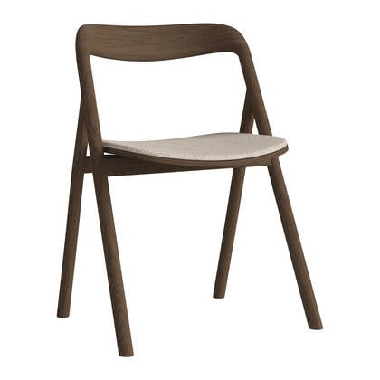 Bolia Fenri Eetkamerstoel - Donker Eiken - Beige 
