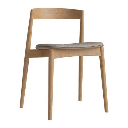 Bolia Kite Eetkamerstoel - Eiken - Sand Beige