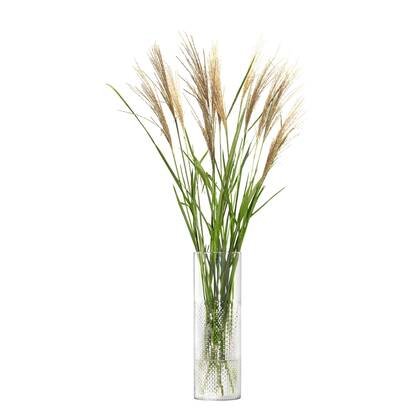 L.S.A. - Wicker Vaas 40 cm Transparant