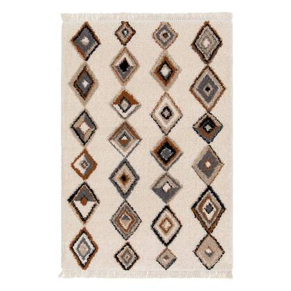 sweeek - Interieur tapijt met etnische motieven, beige