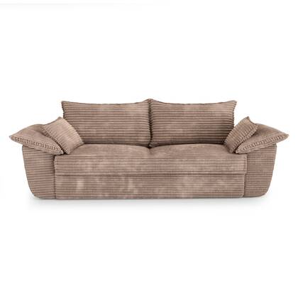 XXL corduroy 3-zitsbank 230cm Taupe