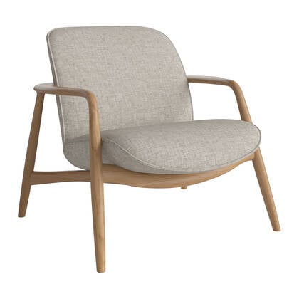 Bolia Bowie Fauteuil - Eiken - Sand Beige