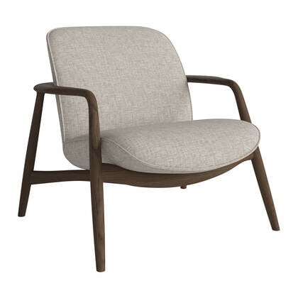 Bolia Bowie Fauteuil - Donker Eiken - Sand Beige