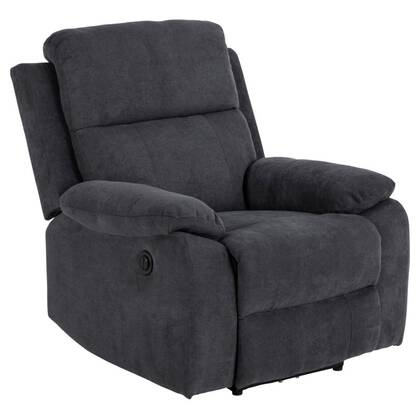 Giga Living - Relaxfauteuil Donker - 95x90x98cm - Verstelbaar - Rinda Grijs
