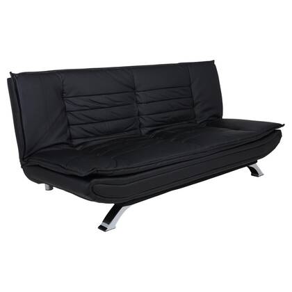 Giga Living - Slaapbank Grona Zwart Pu 196cm