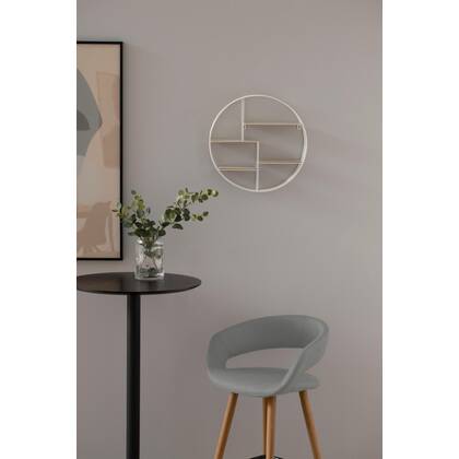 Giga Living - Barstoel Licht Stof - Zithoogte 65,5cm - Gudvik - Set van 2 Grijs