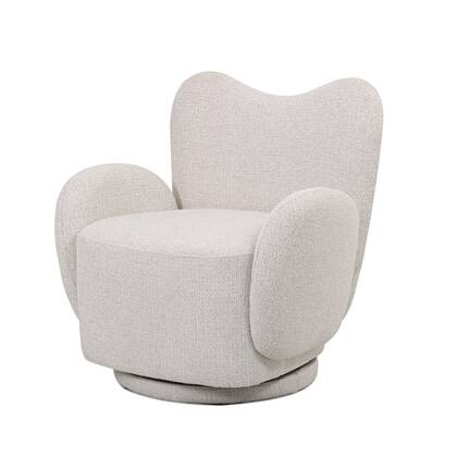 DÉJA Living - Draaifauteuil Off-White - 76x78x80cm - Lola Wit