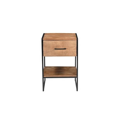 Livingfurn - Salontafel - Elin 40cm - Bruin, Zwart