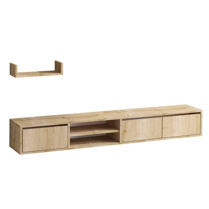 Calicosy - TV-Meubel HEKA - B180 cm - Eikenlook Bruin