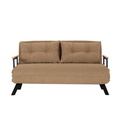 Calicosy - Slaapbank voor 2 personen - SANDO - Taupe