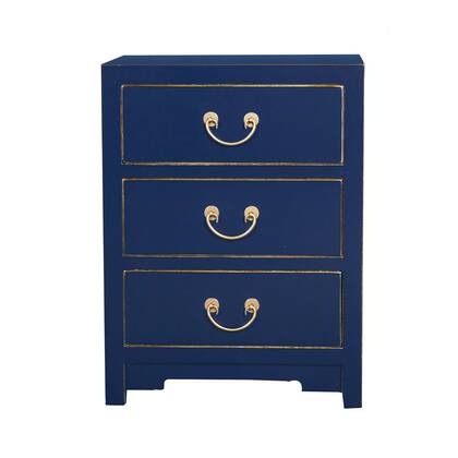 Fine Asianliving Chinees Nachtkastje Midnight Blauw -