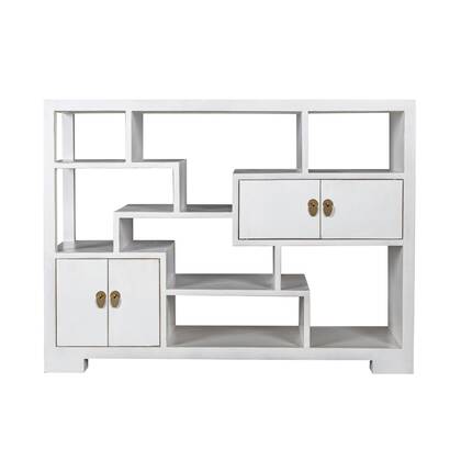 Fine Asianliving Chinese Boekenkast Open Kast Snow Wit