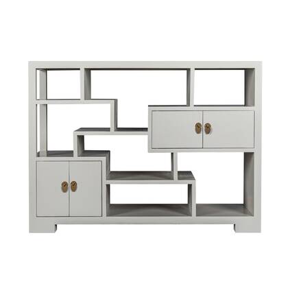 Fine Asianliving Chinese Boekenkast Open Kast Multicolor