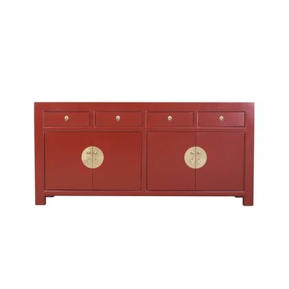 Fine Asianliving Chinese Dressoir Rood Ruby Red -