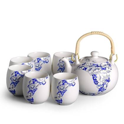 Fine Asianliving Chinese Theeservies Set|7 Porselein Multicolor