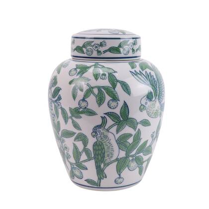 Fine Asianliving Chinese Gemberpot Porselein Blauw Multicolor