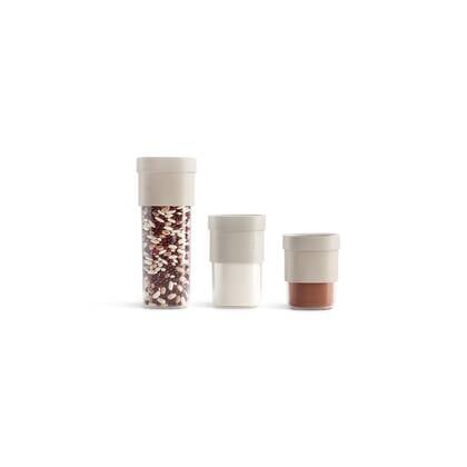 Flip Storage Voorraadbussen, set van 3 - Beige