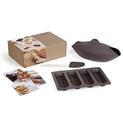 Broodmaker met Spatel, Bakvorm en receptenboek - Brown Bruin